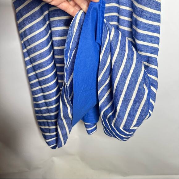 Vineyard Vines Cotton Linen Striped Fit & Flare Dress, Coastal, Size 8 - Picture 8 of 12